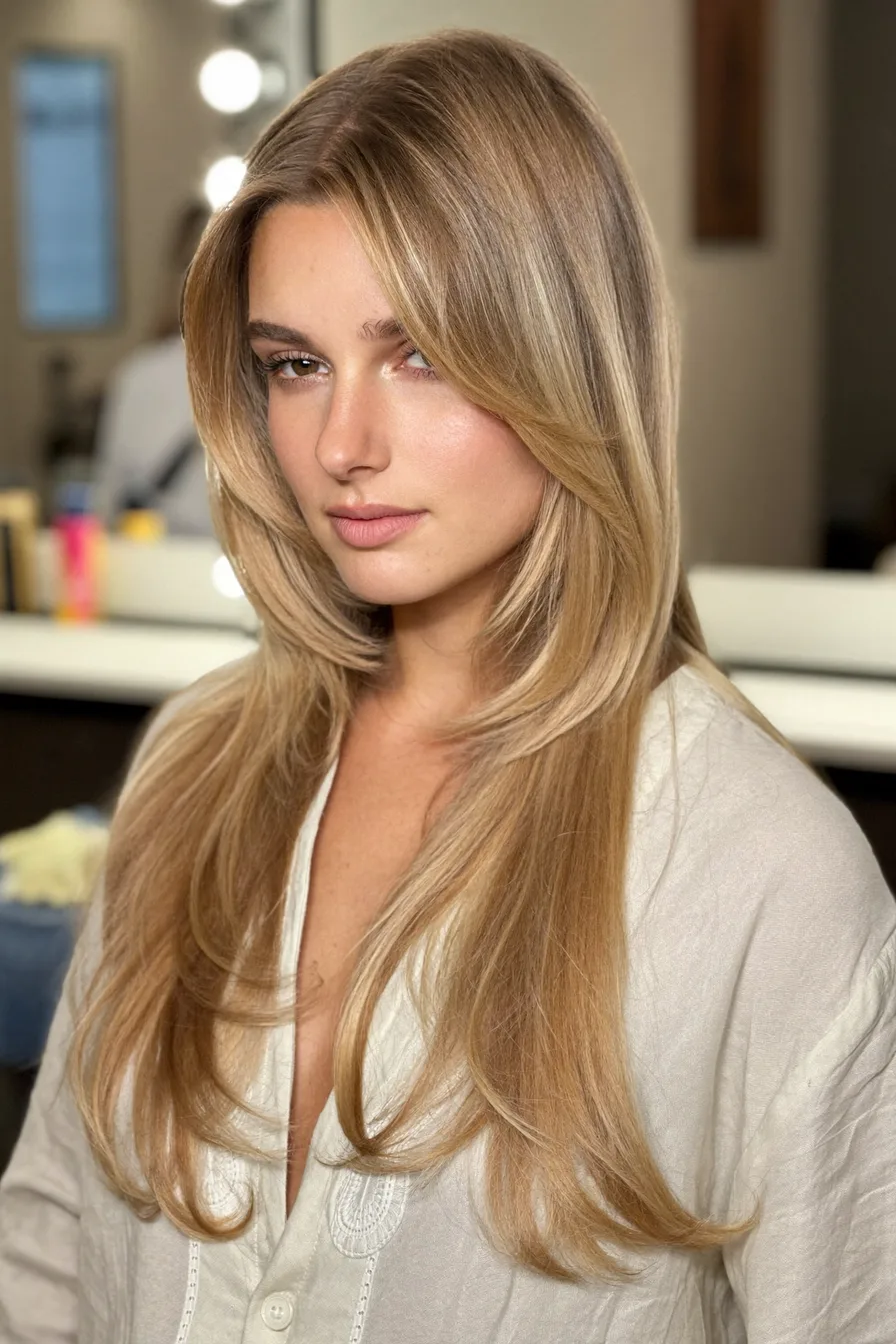 60 Beautiful Long Layered Haircuts with Face-Framing Layers