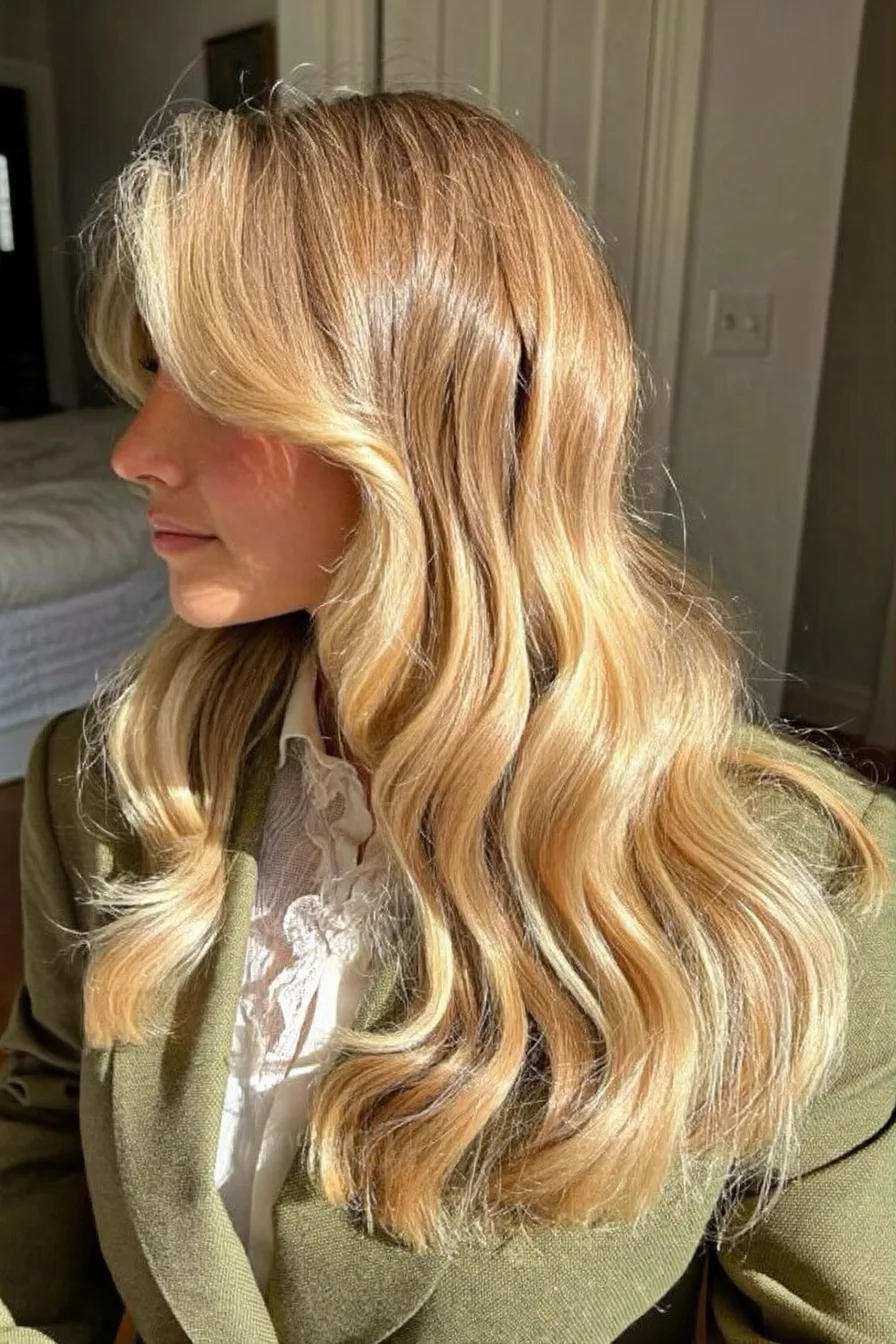 53 Gorgeous Long Layered Haircuts with Side-Swept Bangs
