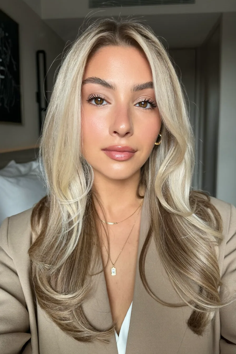 Classic Soft Layers for Mid-Back Length Layered Hair