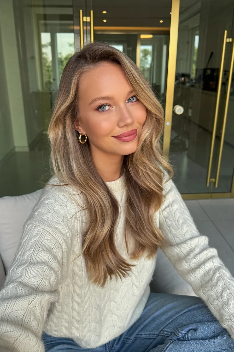 Soft Waves Shoulder-Length Ash Blonde Layers for Radiant Dimension