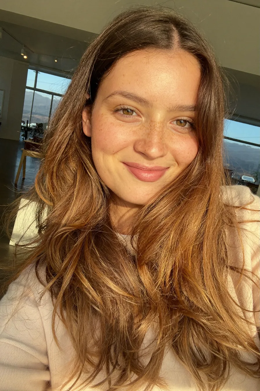 Sun-Kissed Balayage Brunette Wavy Long Layered Hair Perfection